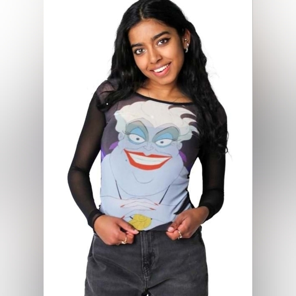 Disney Tops - Disney The Little Mermaid Ursula Mesh Top